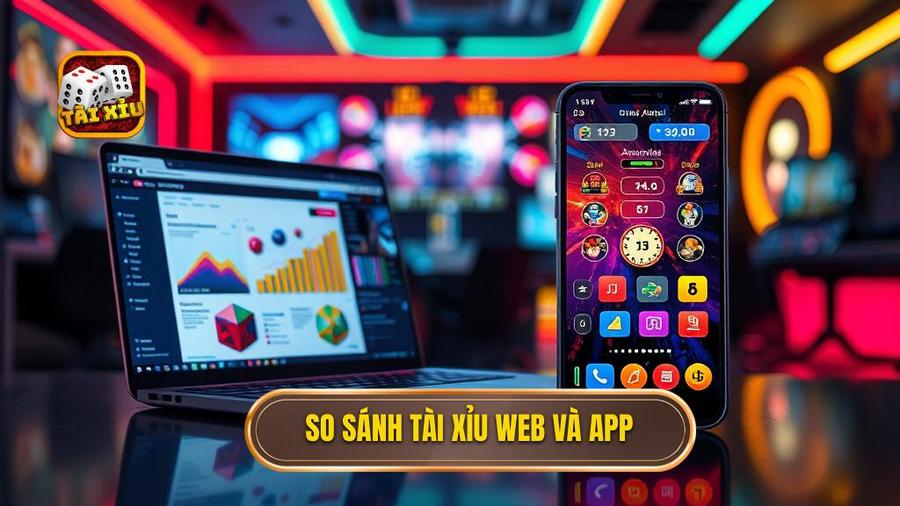 So sánh chơi Tài xỉu trên Web và qua App