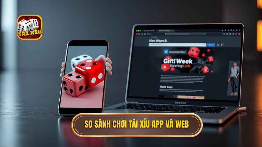 So sánh chơi Tài Xỉu trên App và trên Web (Không tải app)