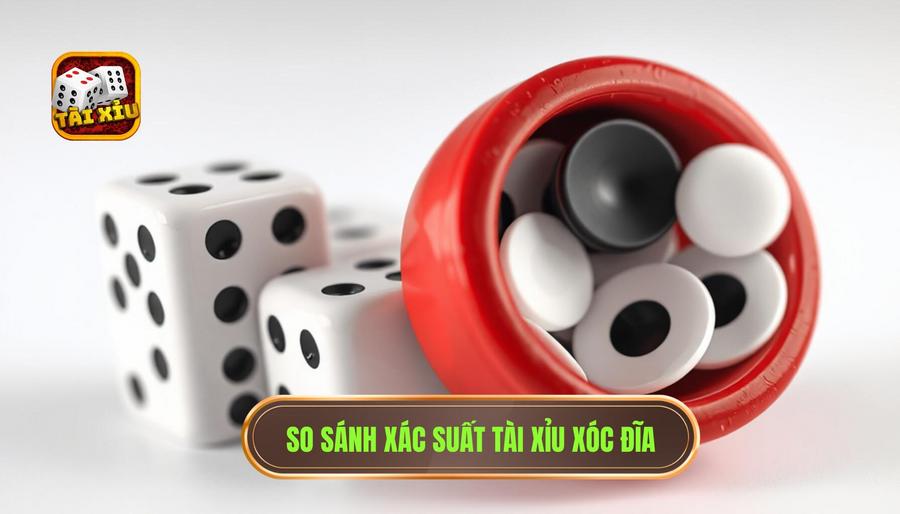 Tài xỉu có dễ thắng hơn xóc đĩa không? Phân tích chuyên sâu từ góc nhìn cao thủ 2 So sánh xác suất: Tài xỉu có dễ thắng hơn xóc đĩa không?